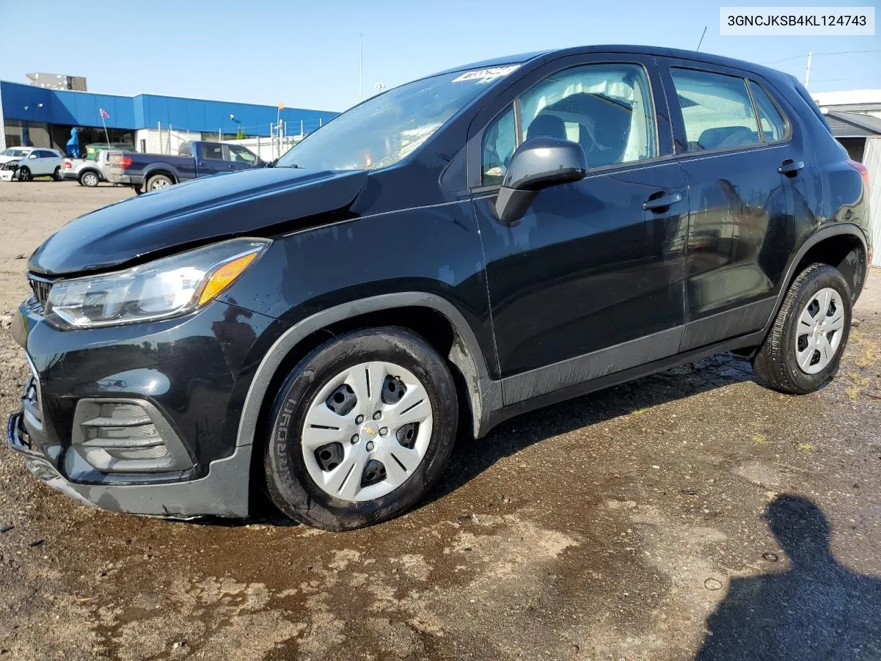 2019 Chevrolet Trax Ls VIN: 3GNCJKSB4KL124743 Lot: 71552944