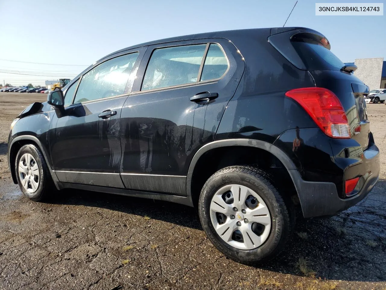 2019 Chevrolet Trax Ls VIN: 3GNCJKSB4KL124743 Lot: 71552944