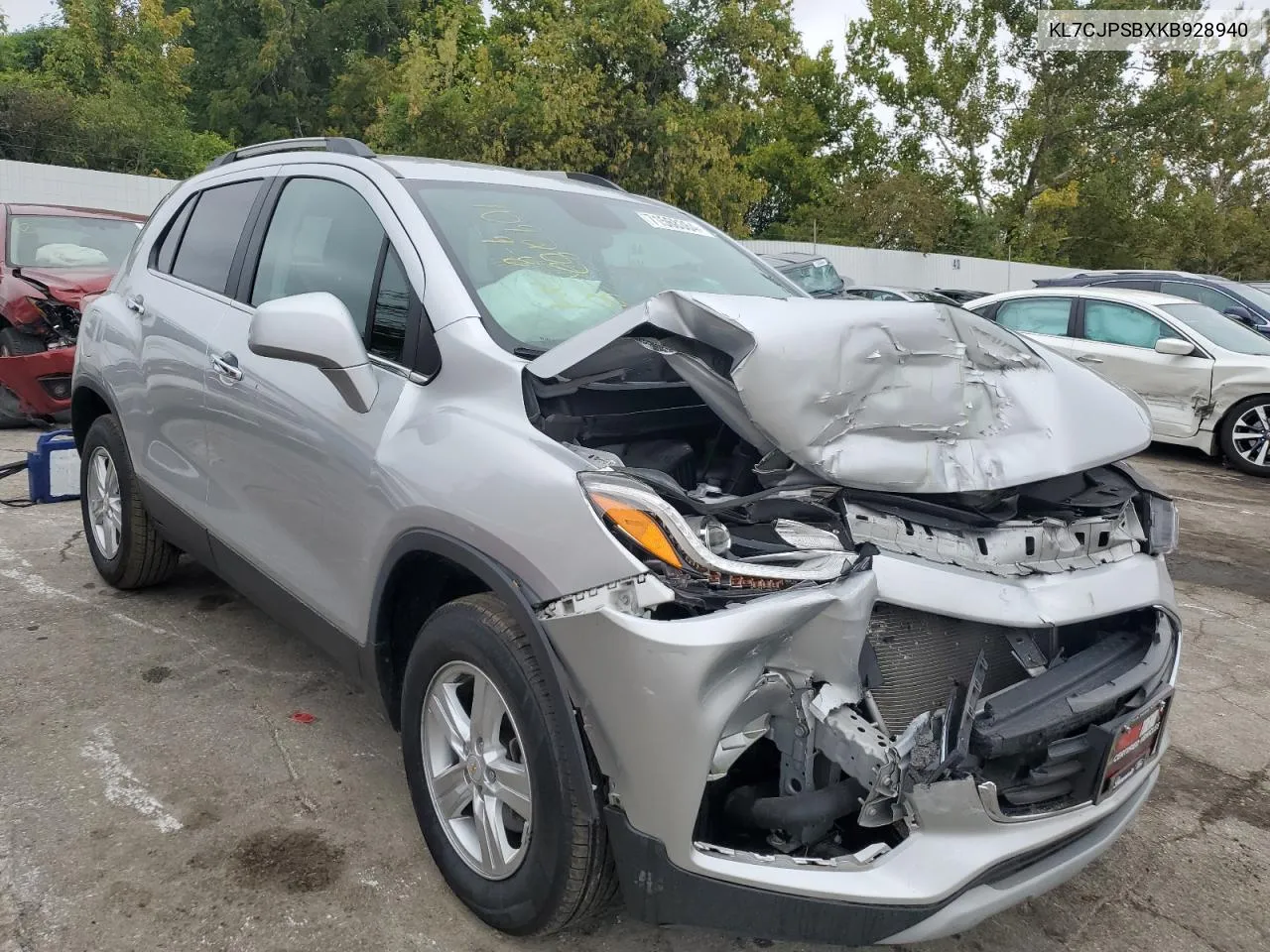 2019 Chevrolet Trax 1Lt VIN: KL7CJPSBXKB928940 Lot: 71568364