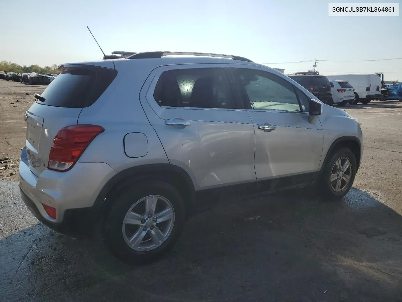 2019 Chevrolet Trax 1Lt VIN: 3GNCJLSB7KL364861 Lot: 71717984