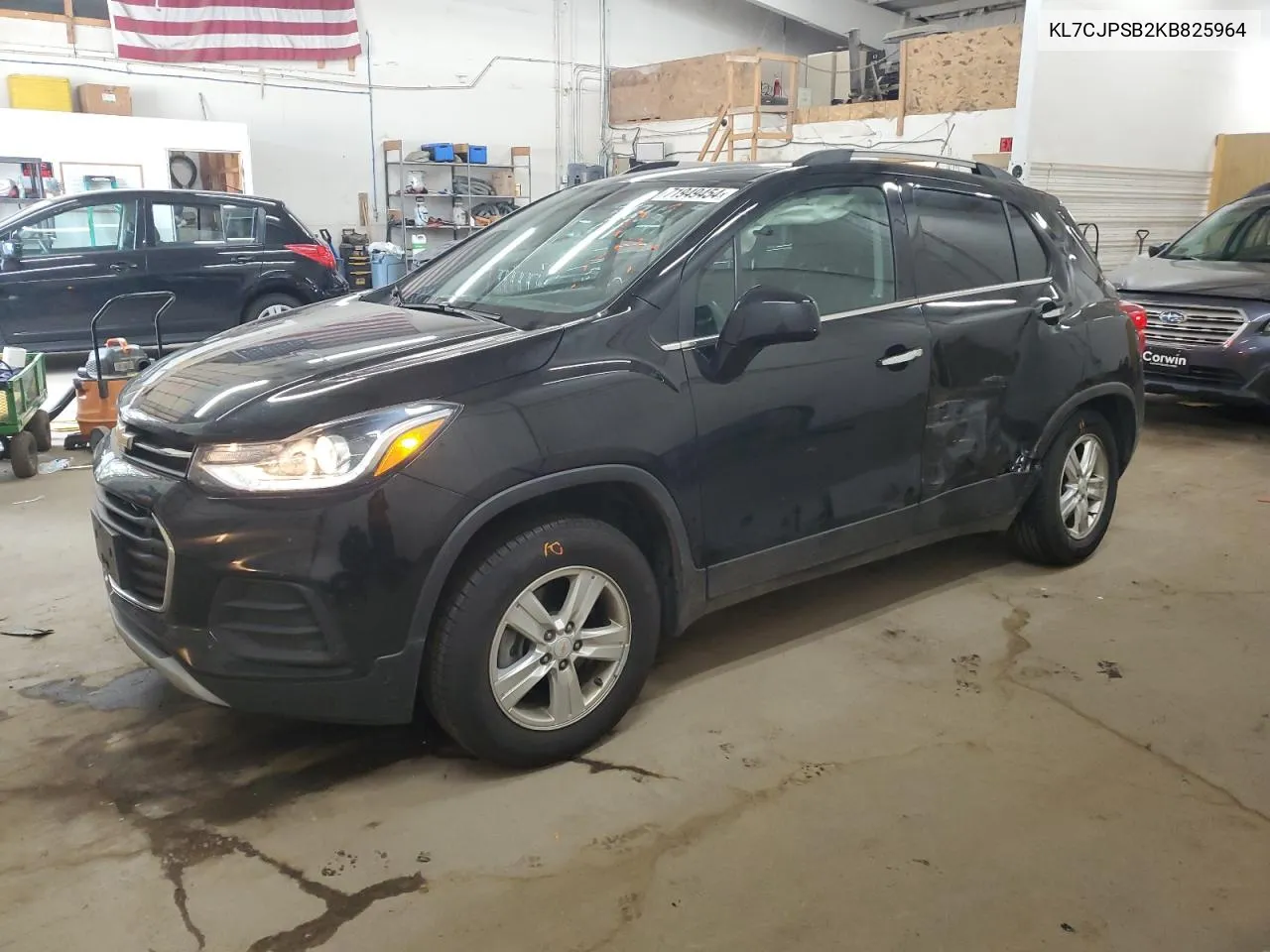 2019 Chevrolet Trax 1Lt VIN: KL7CJPSB2KB825964 Lot: 71949454