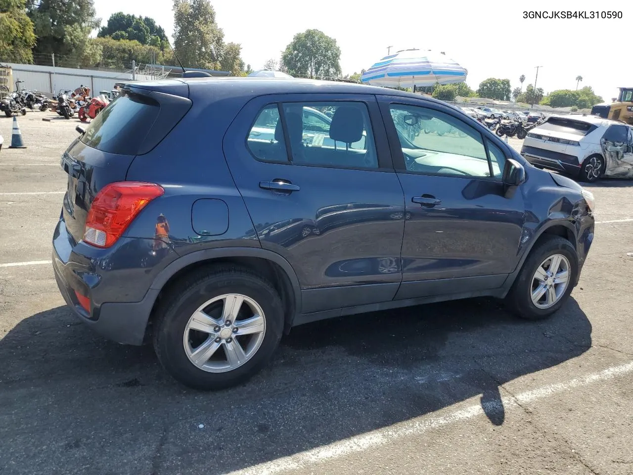 2019 Chevrolet Trax Ls VIN: 3GNCJKSB4KL310590 Lot: 71963484