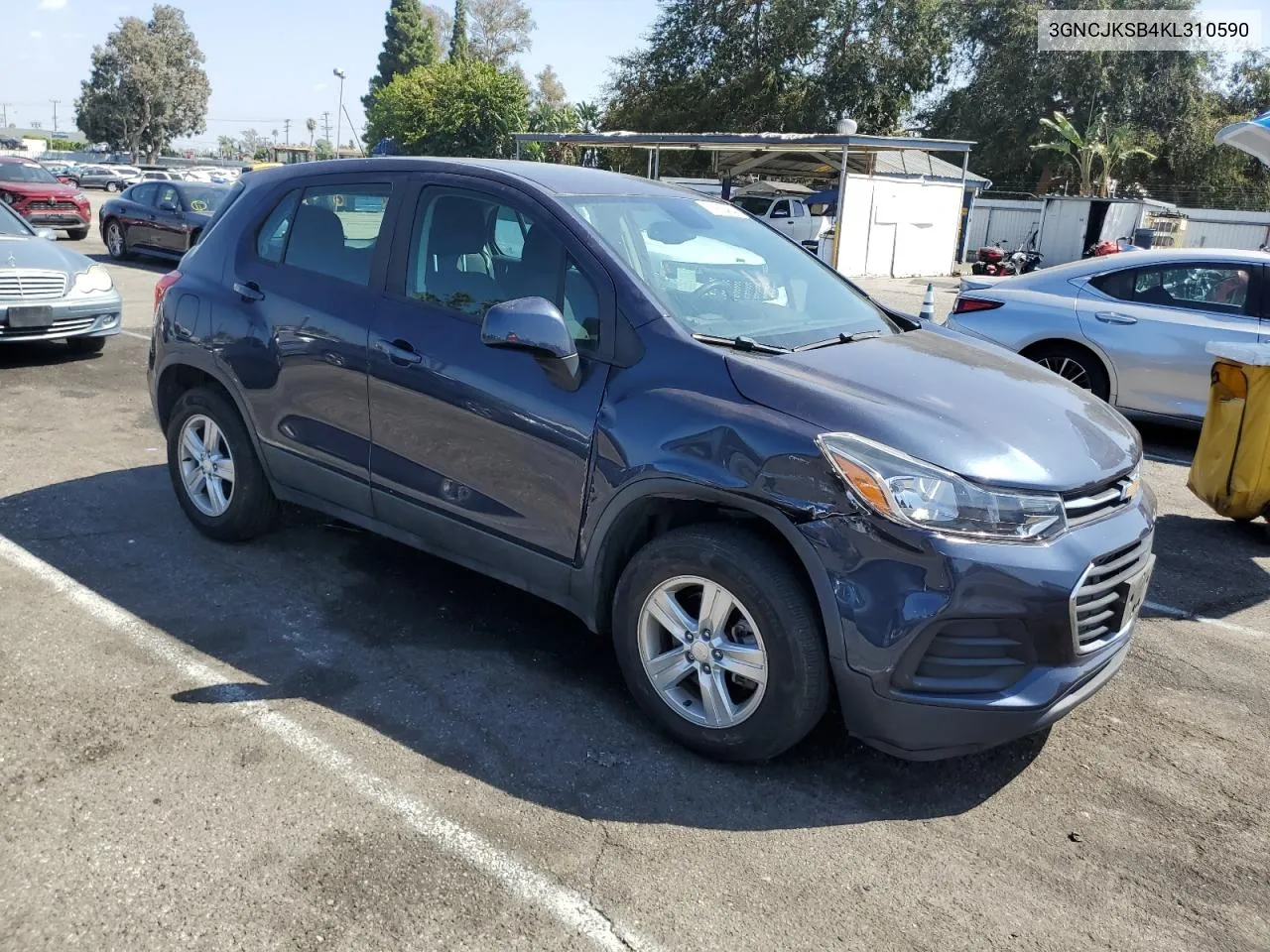 2019 Chevrolet Trax Ls VIN: 3GNCJKSB4KL310590 Lot: 71963484