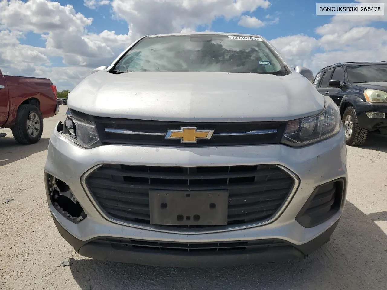 3GNCJKSB3KL265478 2019 Chevrolet Trax Ls