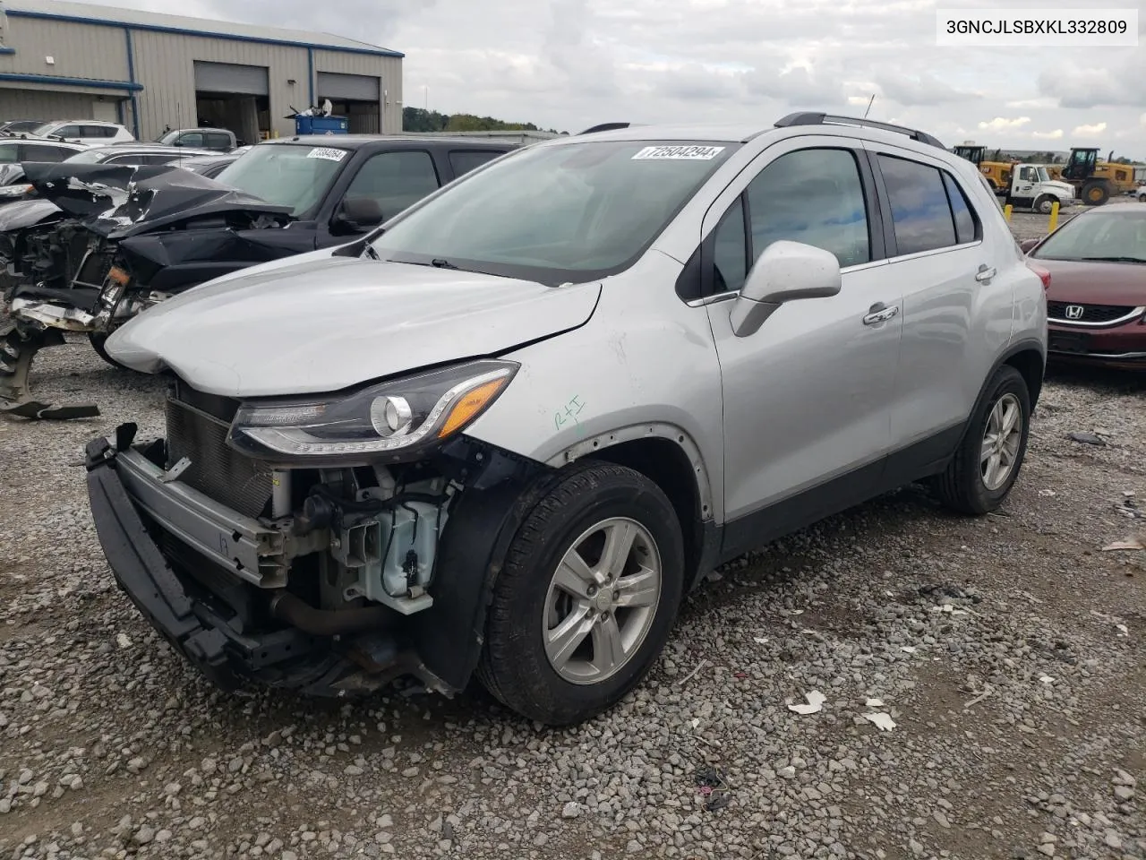 3GNCJLSBXKL332809 2019 Chevrolet Trax 1Lt