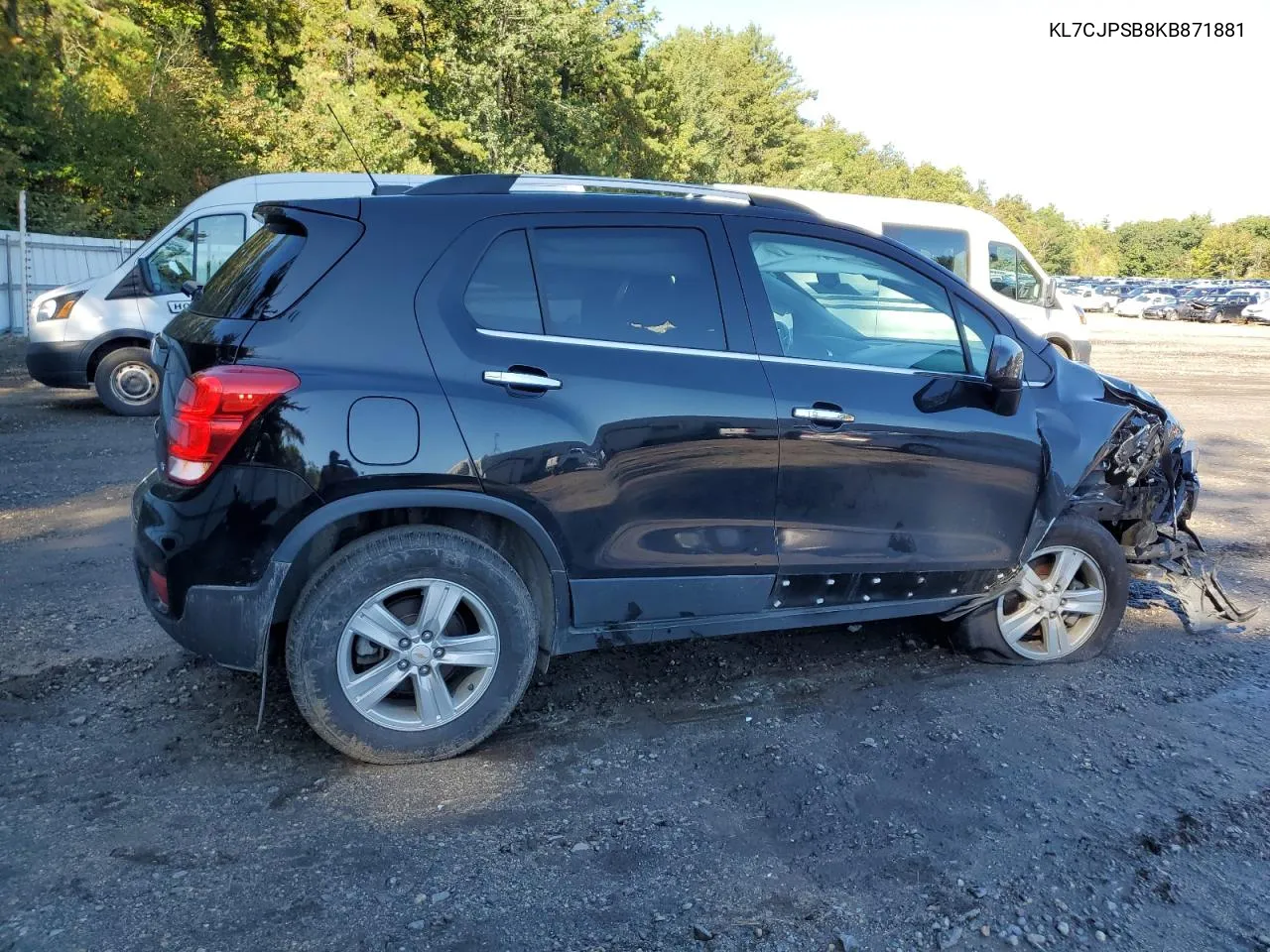 2019 Chevrolet Trax 1Lt VIN: KL7CJPSB8KB871881 Lot: 72726894