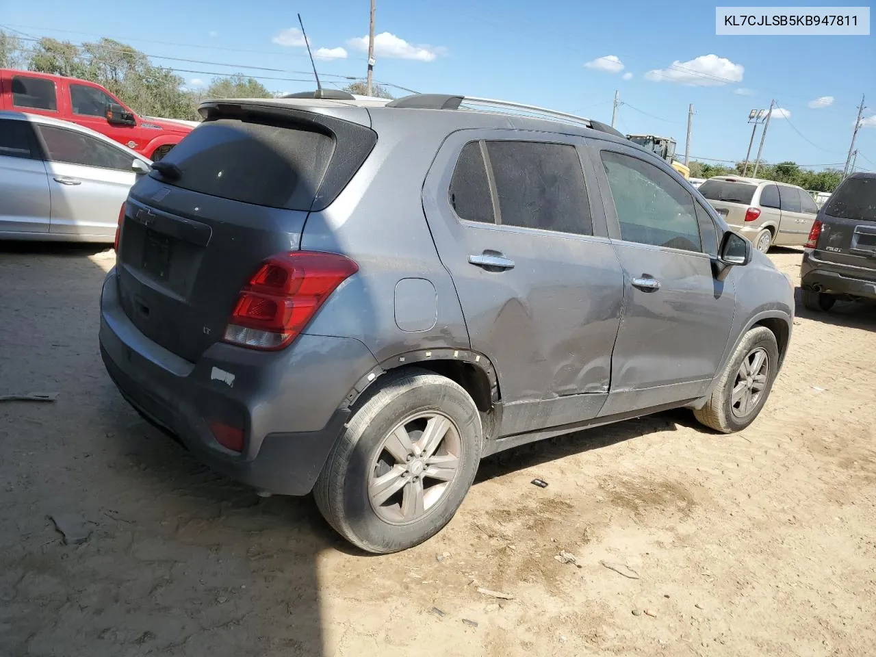 2019 Chevrolet Trax 1Lt VIN: KL7CJLSB5KB947811 Lot: 72729534