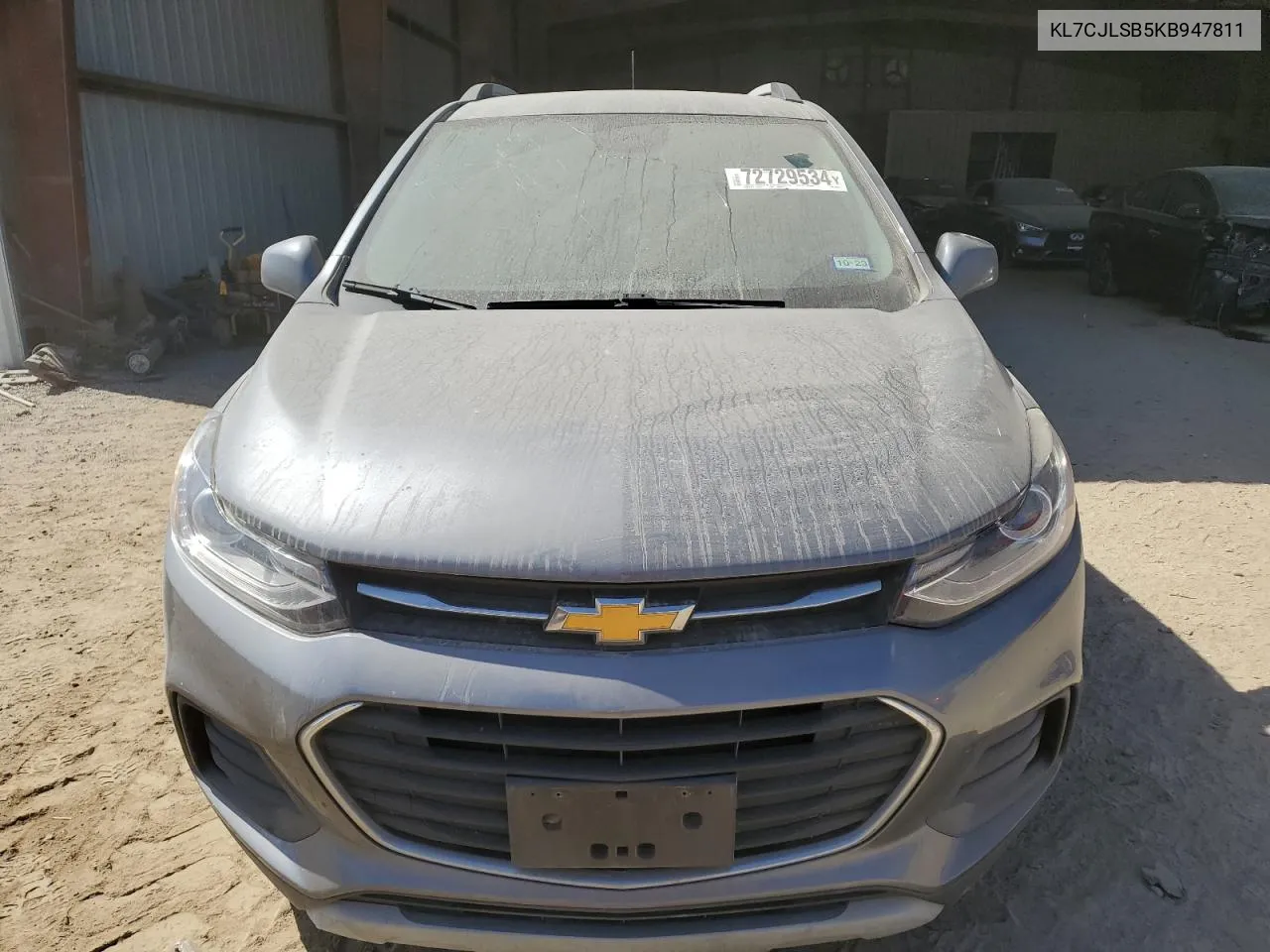 2019 Chevrolet Trax 1Lt VIN: KL7CJLSB5KB947811 Lot: 72729534