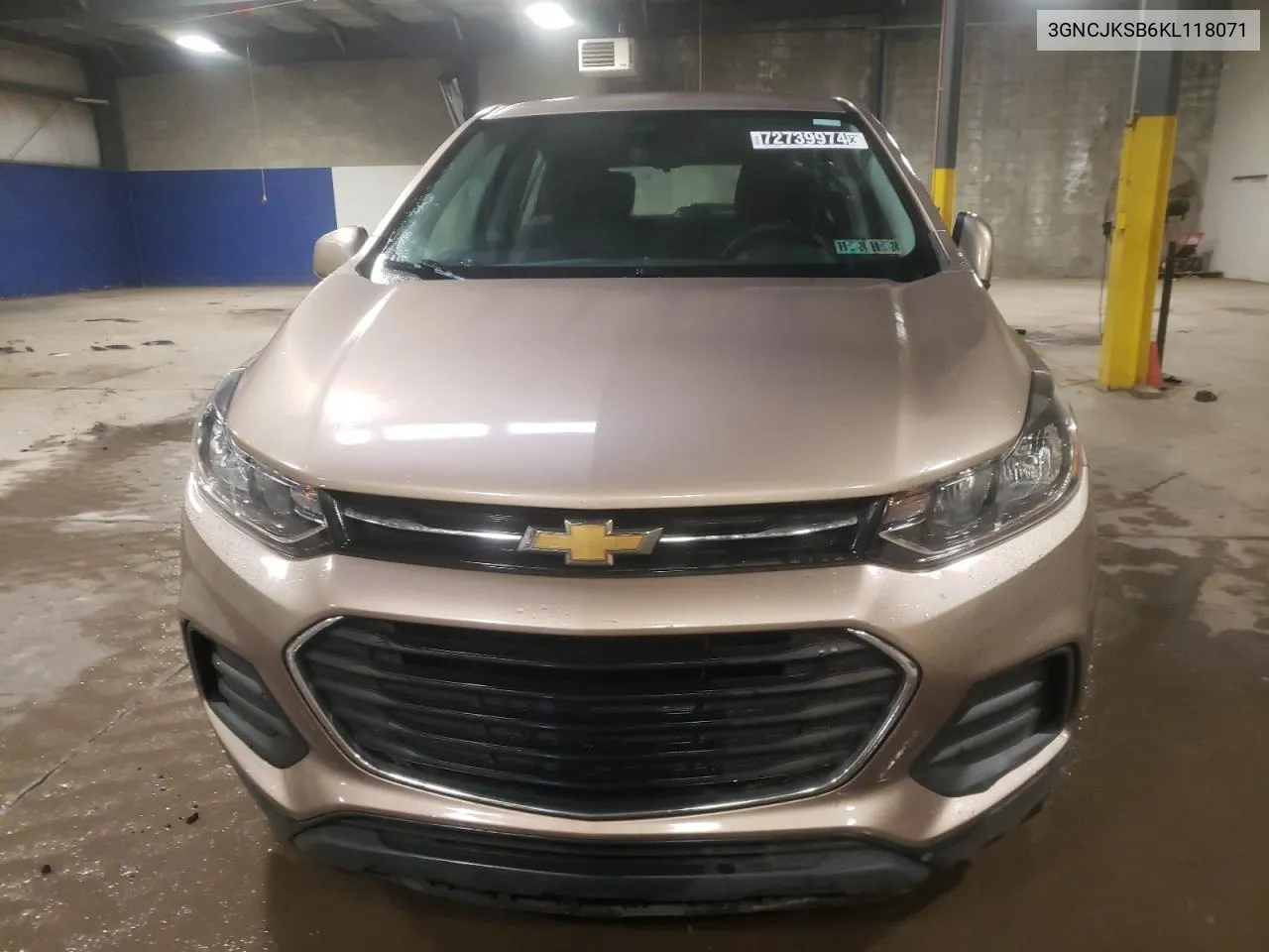 2019 Chevrolet Trax Ls VIN: 3GNCJKSB6KL118071 Lot: 72739974