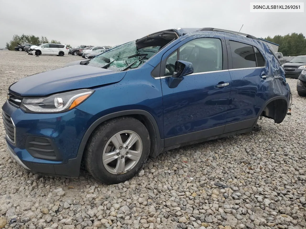 2019 Chevrolet Trax 1Lt VIN: 3GNCJLSB1KL269261 Lot: 72820164