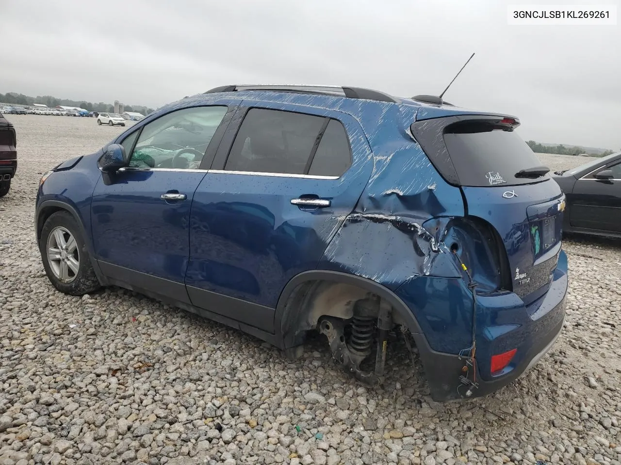 2019 Chevrolet Trax 1Lt VIN: 3GNCJLSB1KL269261 Lot: 72820164