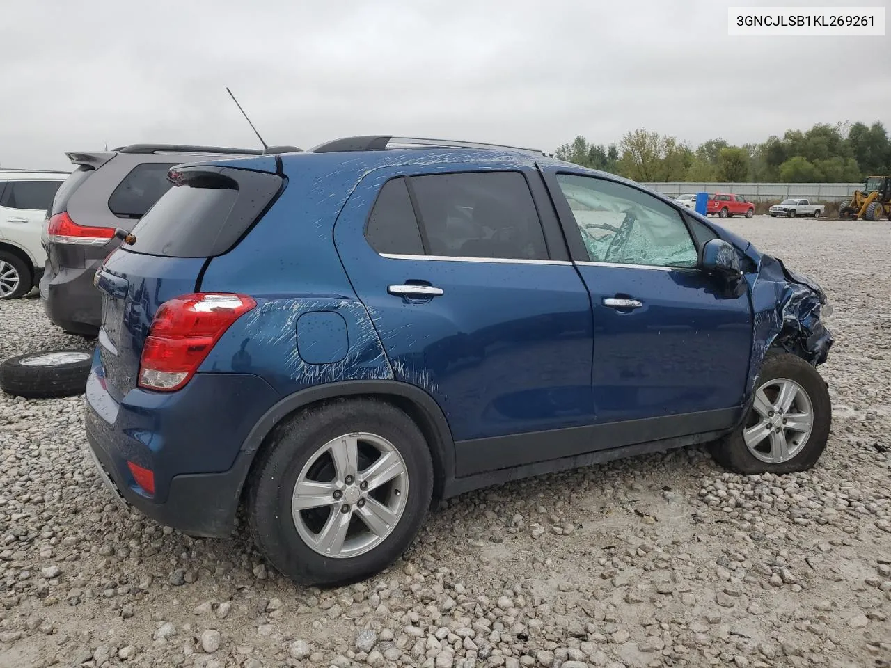 2019 Chevrolet Trax 1Lt VIN: 3GNCJLSB1KL269261 Lot: 72820164