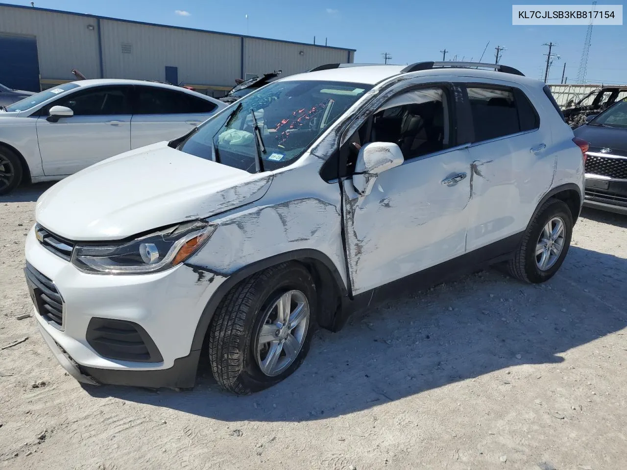 2019 Chevrolet Trax 1Lt VIN: KL7CJLSB3KB817154 Lot: 72994054