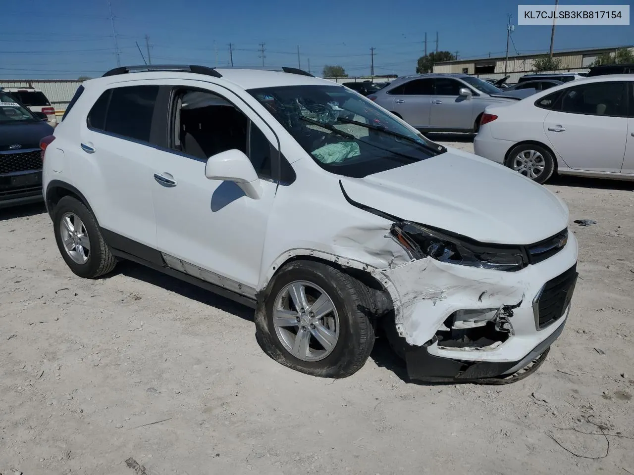 2019 Chevrolet Trax 1Lt VIN: KL7CJLSB3KB817154 Lot: 72994054