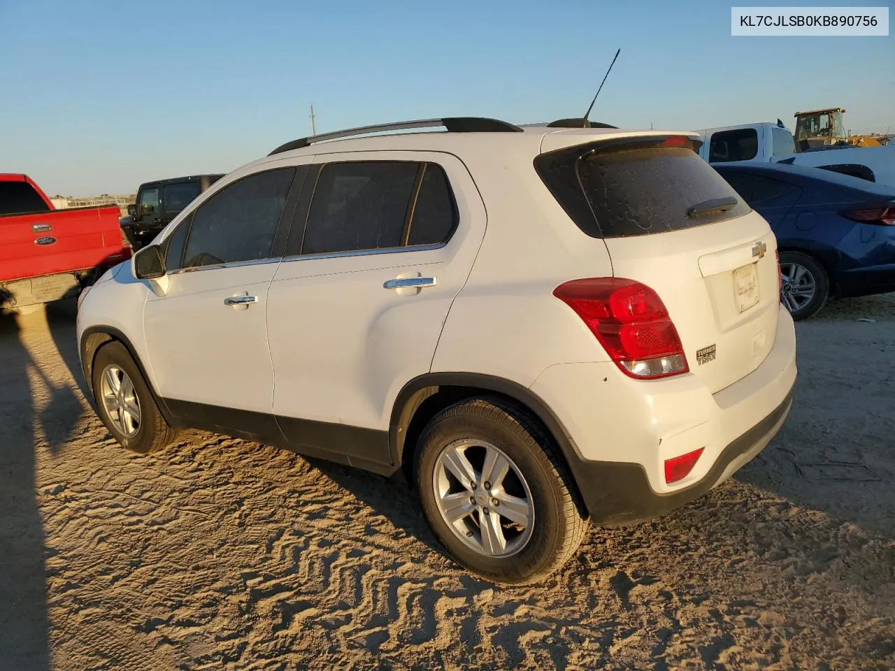 2019 Chevrolet Trax 1Lt VIN: KL7CJLSB0KB890756 Lot: 73028074