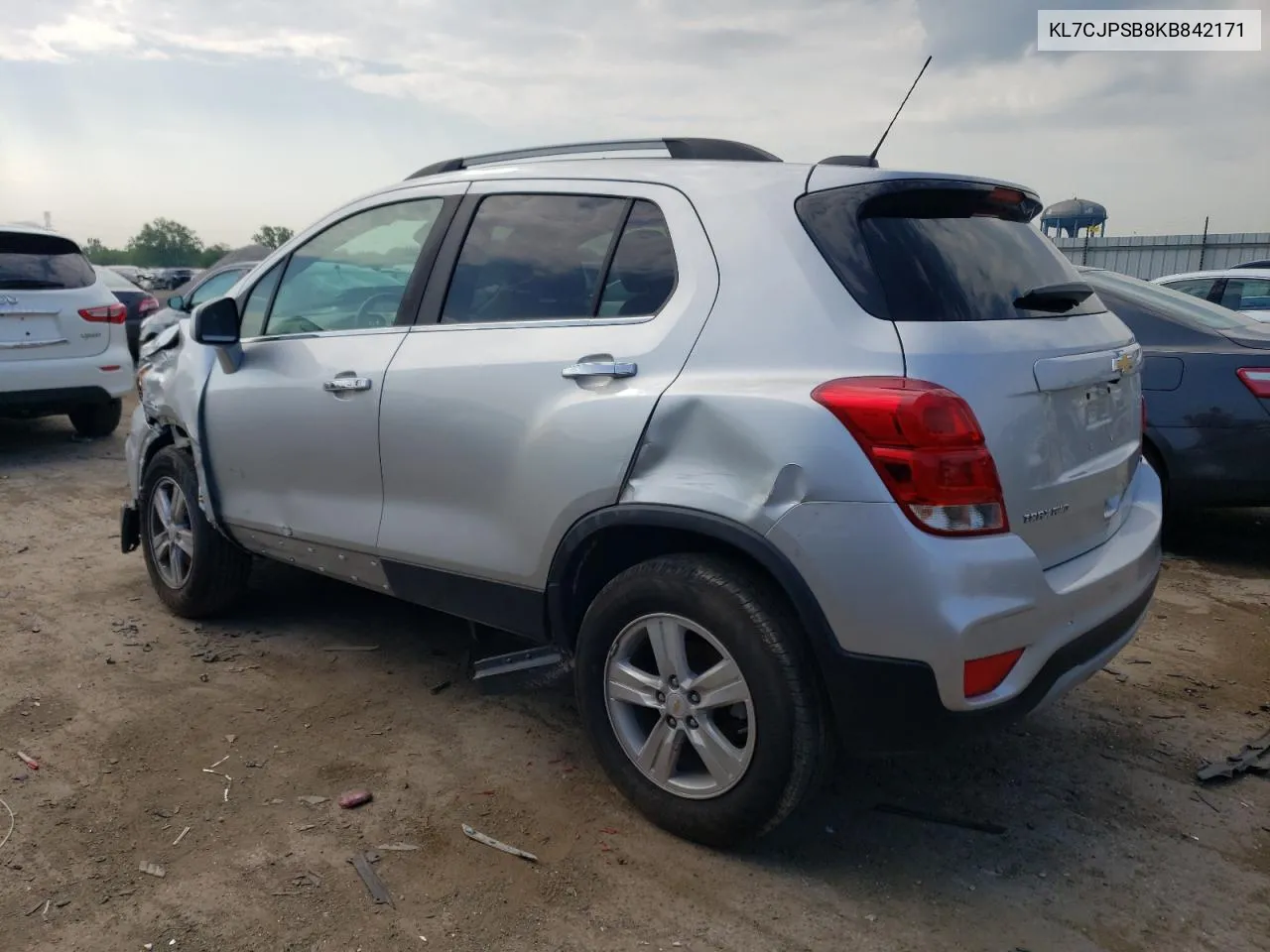 2019 Chevrolet Trax 1Lt VIN: KL7CJPSB8KB842171 Lot: 73232974