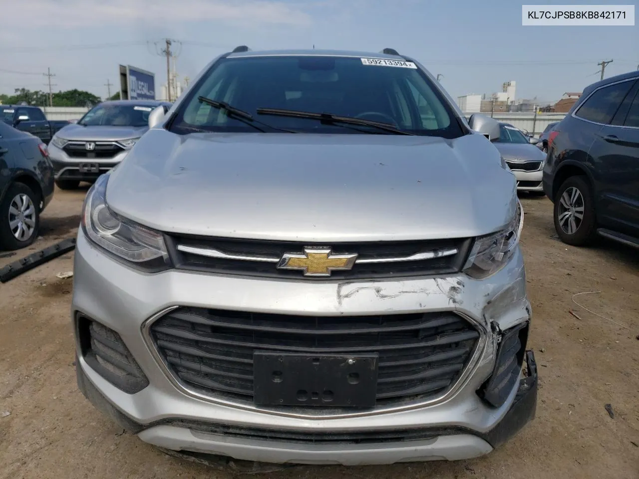 2019 Chevrolet Trax 1Lt VIN: KL7CJPSB8KB842171 Lot: 73232974