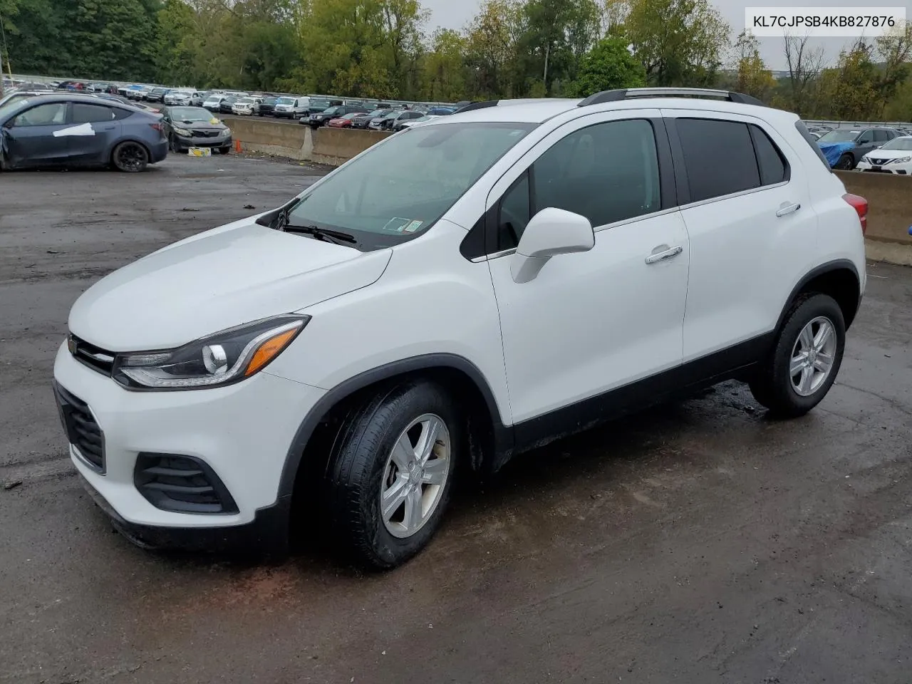 KL7CJPSB4KB827876 2019 Chevrolet Trax 1Lt