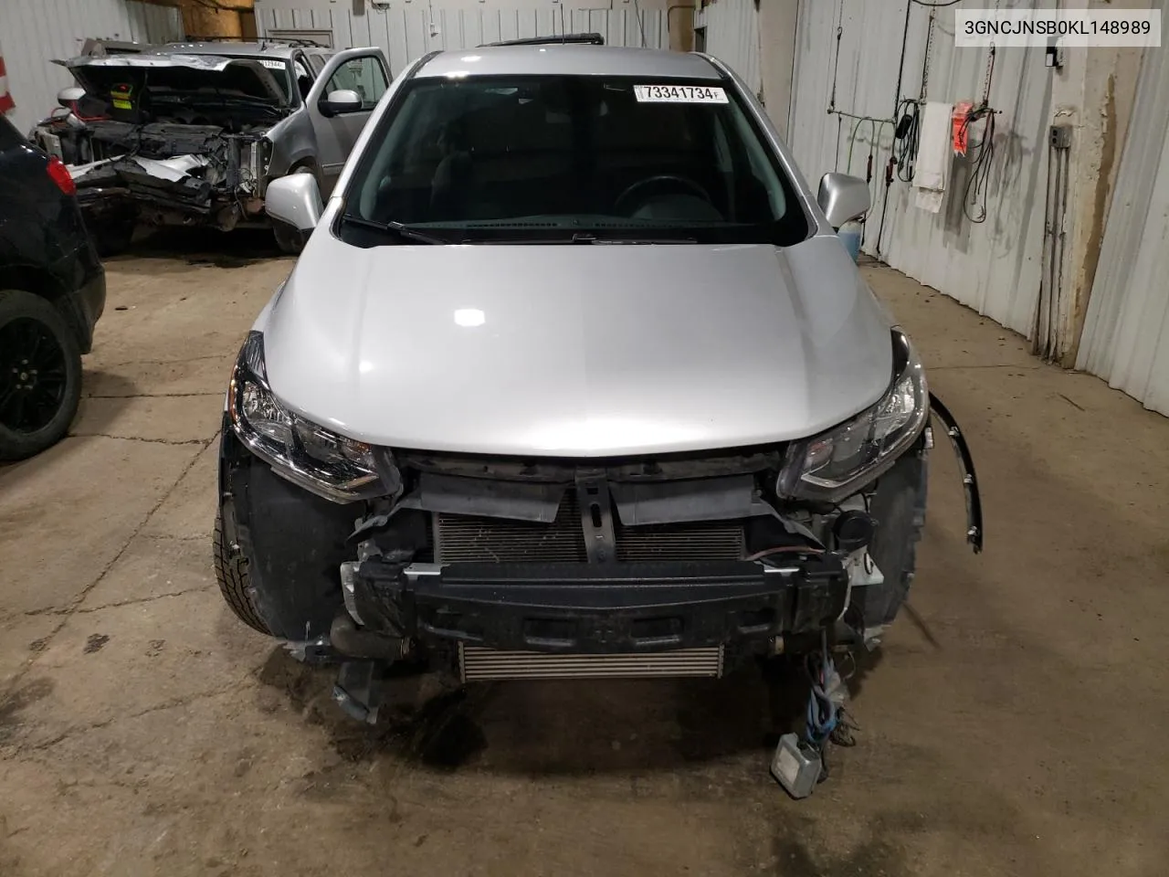 2019 Chevrolet Trax Ls VIN: 3GNCJNSB0KL148989 Lot: 73341734