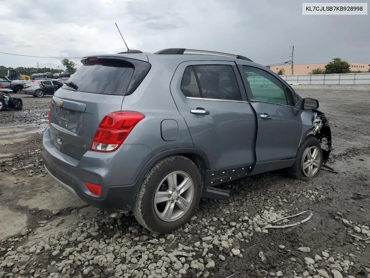 KL7CJLSB7KB928998 2019 Chevrolet Trax 1Lt