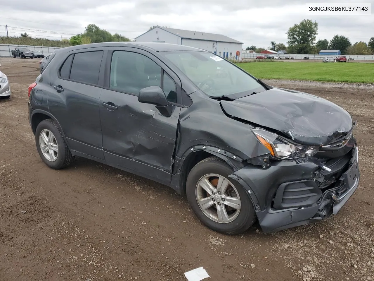 2019 Chevrolet Trax Ls VIN: 3GNCJKSB6KL377143 Lot: 73509204