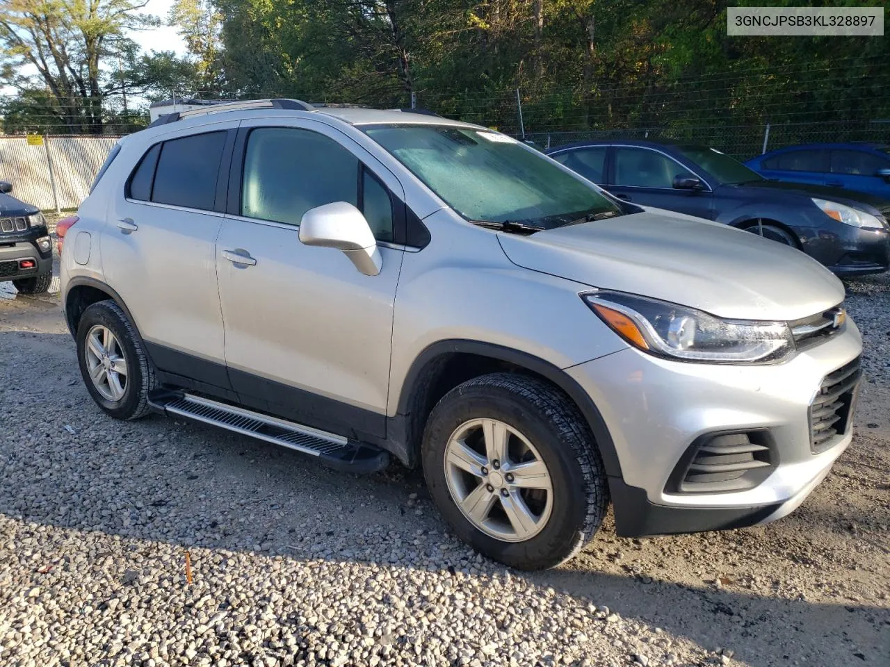 2019 Chevrolet Trax 1Lt VIN: 3GNCJPSB3KL328897 Lot: 73662254