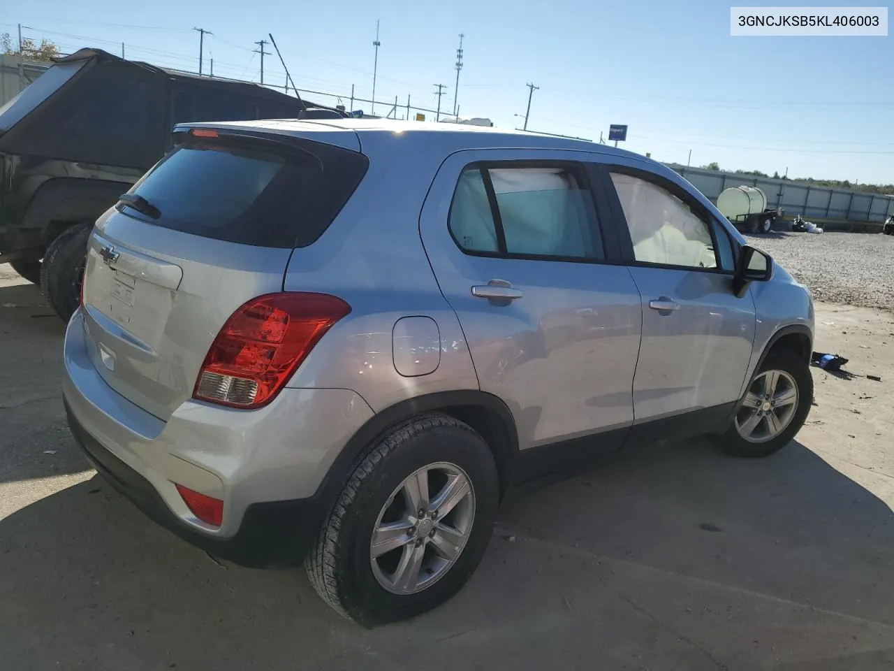 2019 Chevrolet Trax Ls VIN: 3GNCJKSB5KL406003 Lot: 73740044