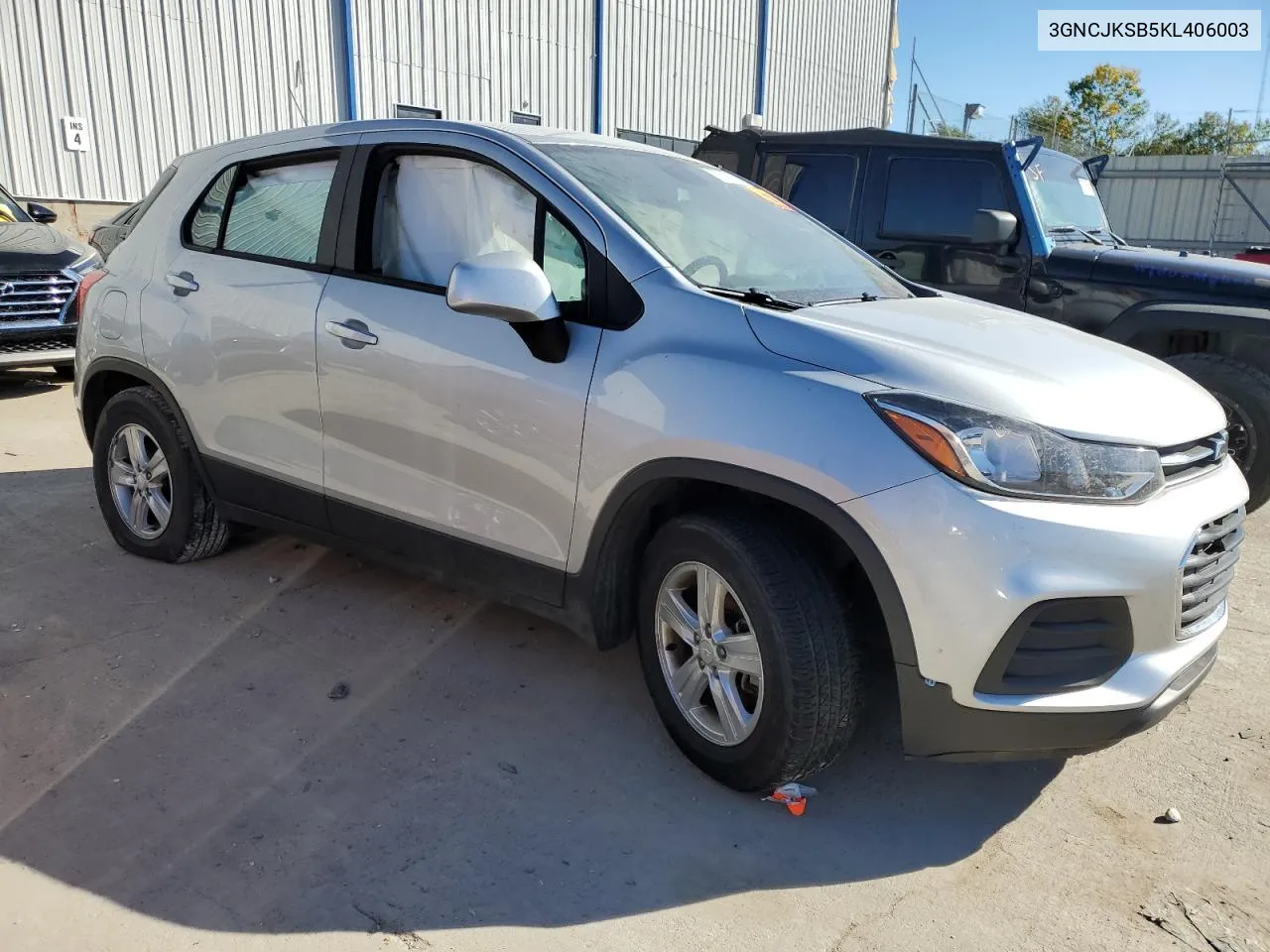 2019 Chevrolet Trax Ls VIN: 3GNCJKSB5KL406003 Lot: 73740044