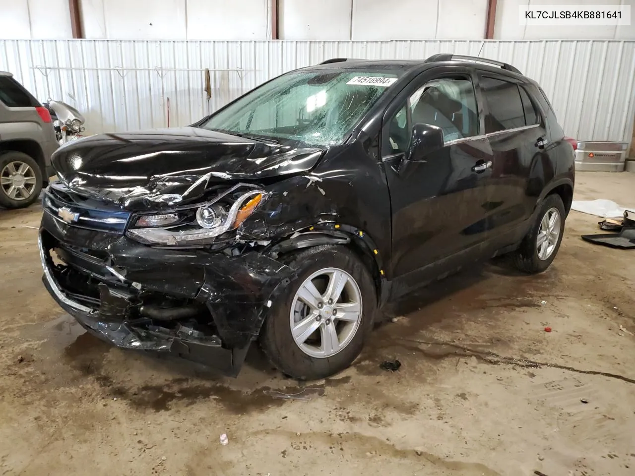 2019 Chevrolet Trax 1Lt VIN: KL7CJLSB4KB881641 Lot: 74516994