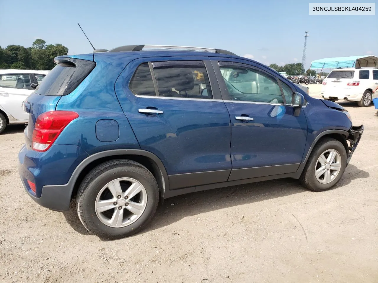 2019 Chevrolet Trax 1Lt VIN: 3GNCJLSB0KL404259 Lot: 74612084