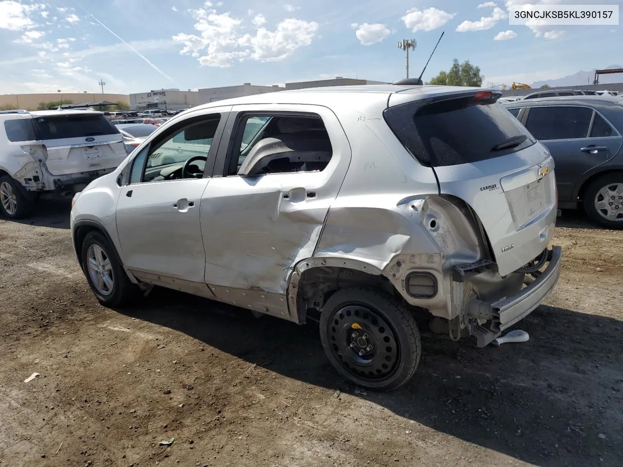 2019 Chevrolet Trax Ls VIN: 3GNCJKSB5KL390157 Lot: 74831584