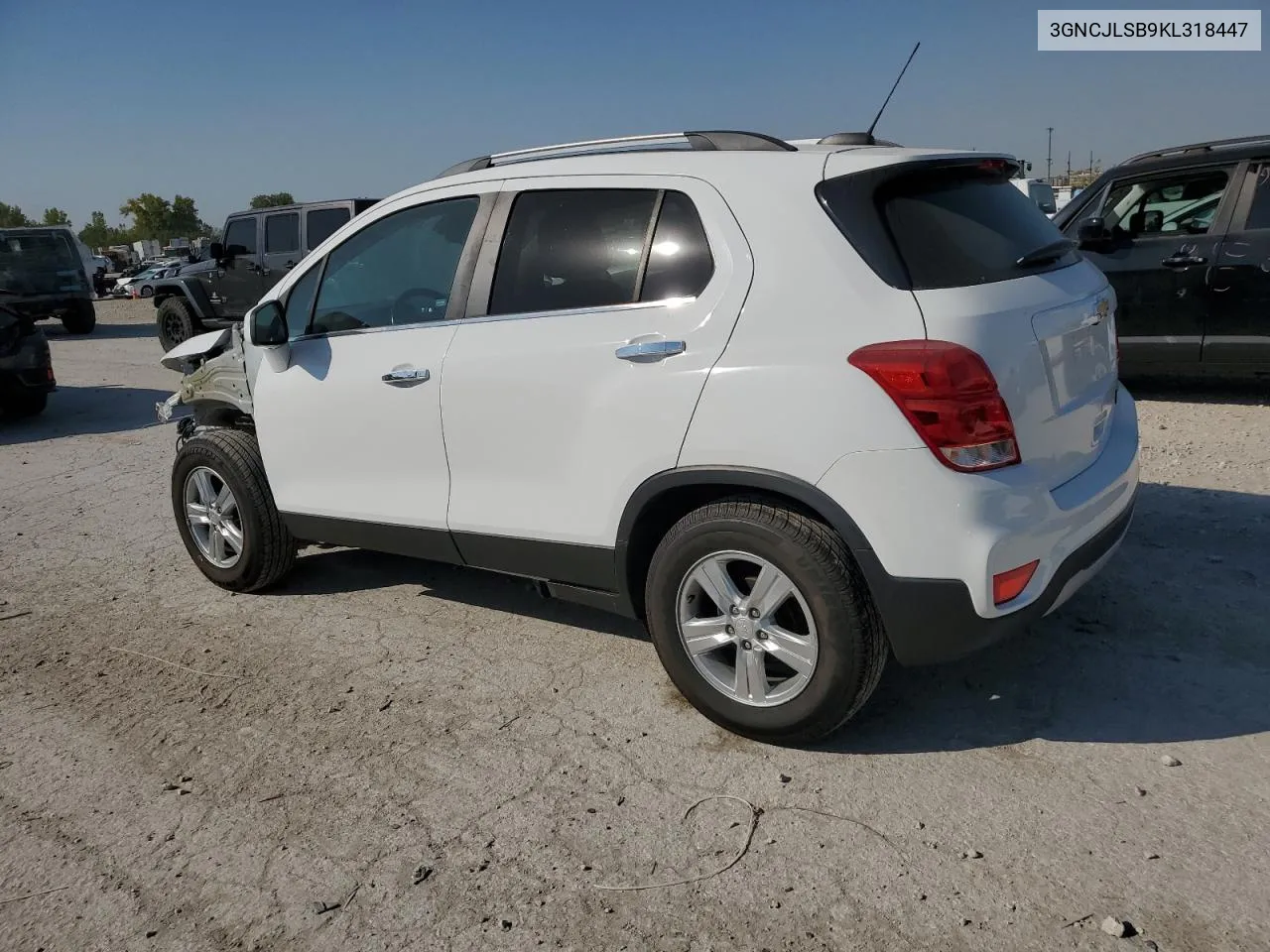 2019 Chevrolet Trax 1Lt VIN: 3GNCJLSB9KL318447 Lot: 74841264