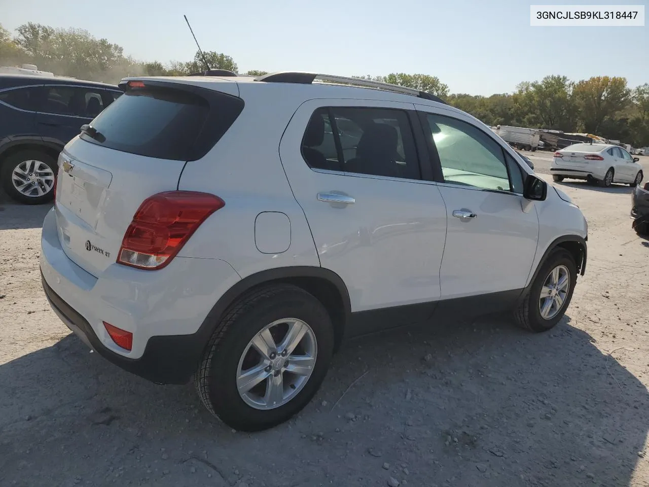 2019 Chevrolet Trax 1Lt VIN: 3GNCJLSB9KL318447 Lot: 74841264