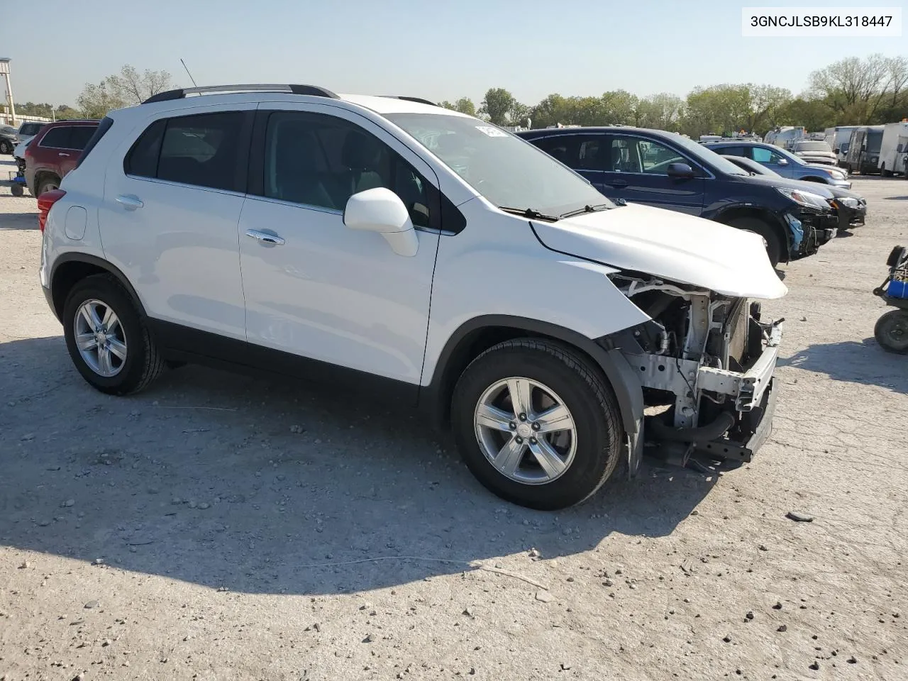 2019 Chevrolet Trax 1Lt VIN: 3GNCJLSB9KL318447 Lot: 74841264