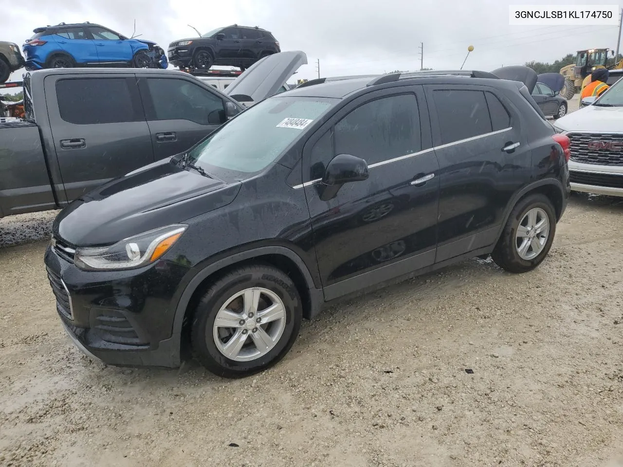 2019 Chevrolet Trax 1Lt VIN: 3GNCJLSB1KL174750 Lot: 74848484