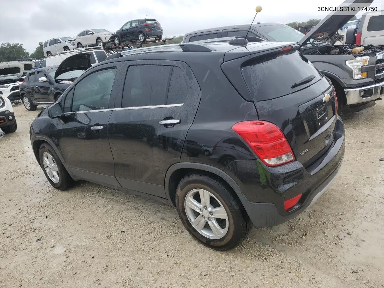 2019 Chevrolet Trax 1Lt VIN: 3GNCJLSB1KL174750 Lot: 74848484