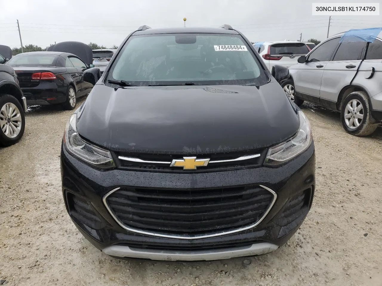 2019 Chevrolet Trax 1Lt VIN: 3GNCJLSB1KL174750 Lot: 74848484