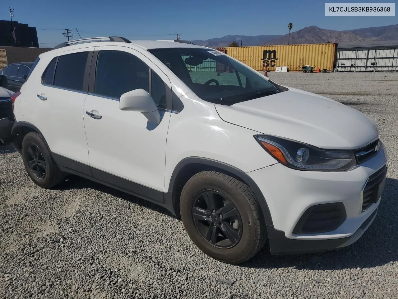 2019 Chevrolet Trax 1Lt VIN: KL7CJLSB3KB936368 Lot: 74941494