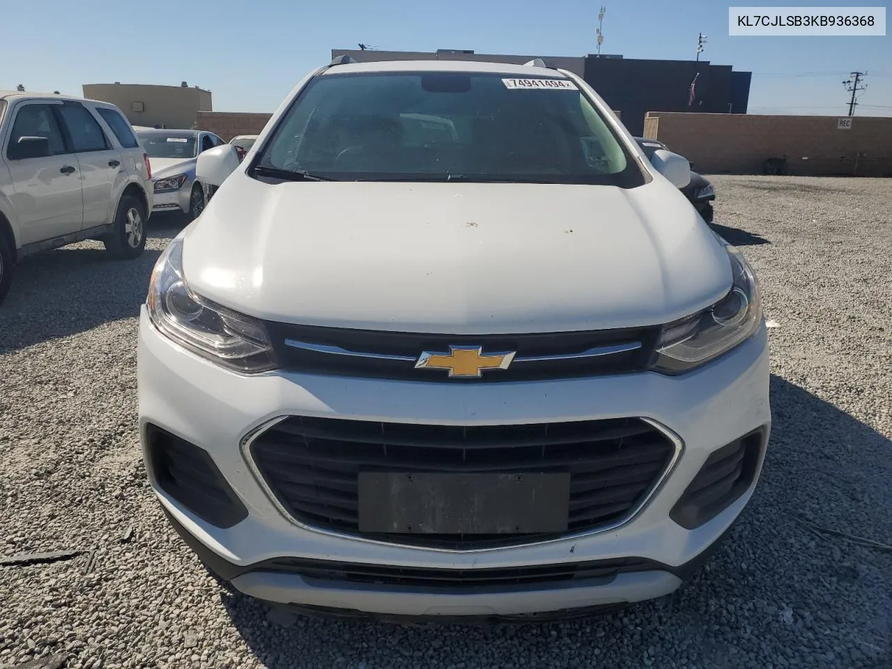 2019 Chevrolet Trax 1Lt VIN: KL7CJLSB3KB936368 Lot: 74941494