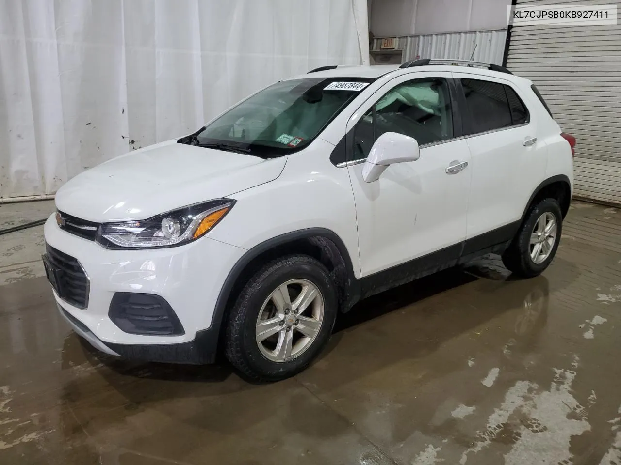 2019 Chevrolet Trax 1Lt VIN: KL7CJPSB0KB927411 Lot: 74957844