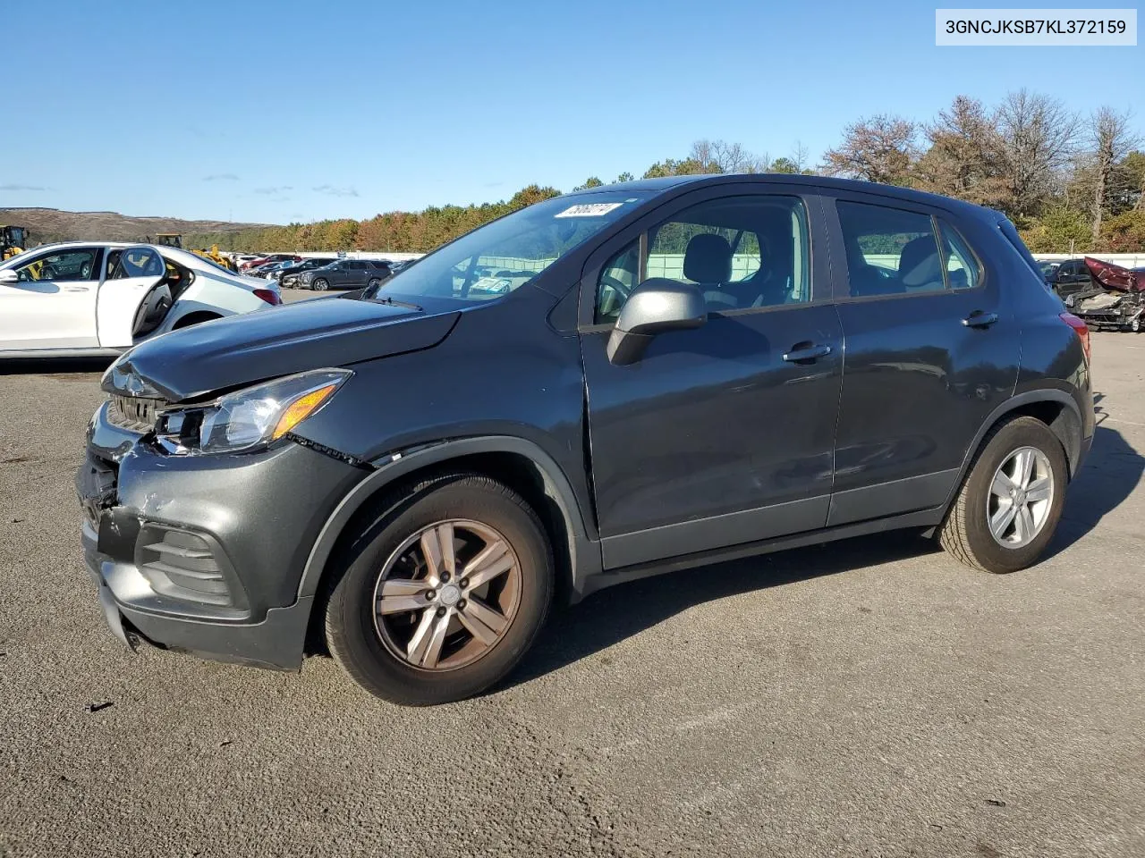 2019 Chevrolet Trax Ls VIN: 3GNCJKSB7KL372159 Lot: 75060274