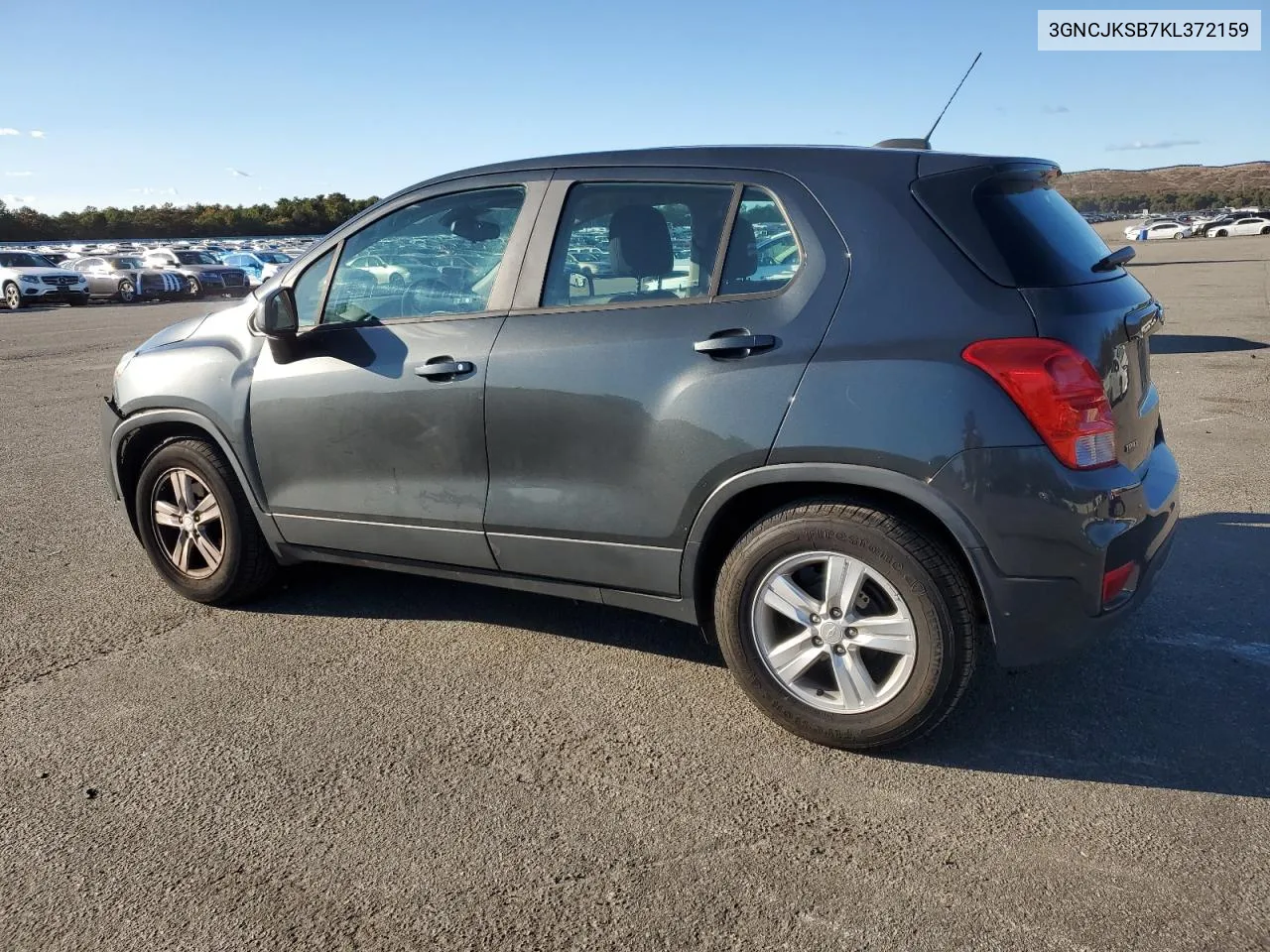 2019 Chevrolet Trax Ls VIN: 3GNCJKSB7KL372159 Lot: 75060274