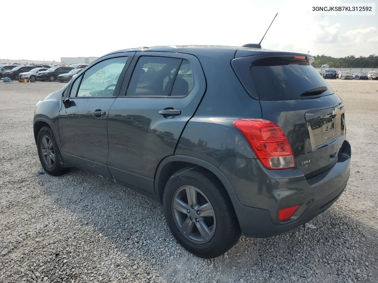 2019 Chevrolet Trax Ls VIN: 3GNCJKSB7KL312592 Lot: 75081344