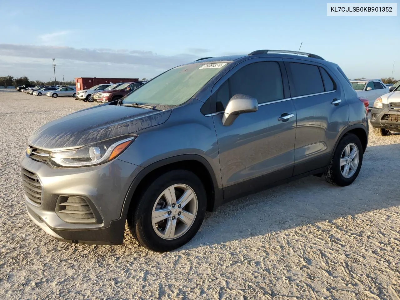 2019 Chevrolet Trax 1Lt VIN: KL7CJLSB0KB901352 Lot: 75084374