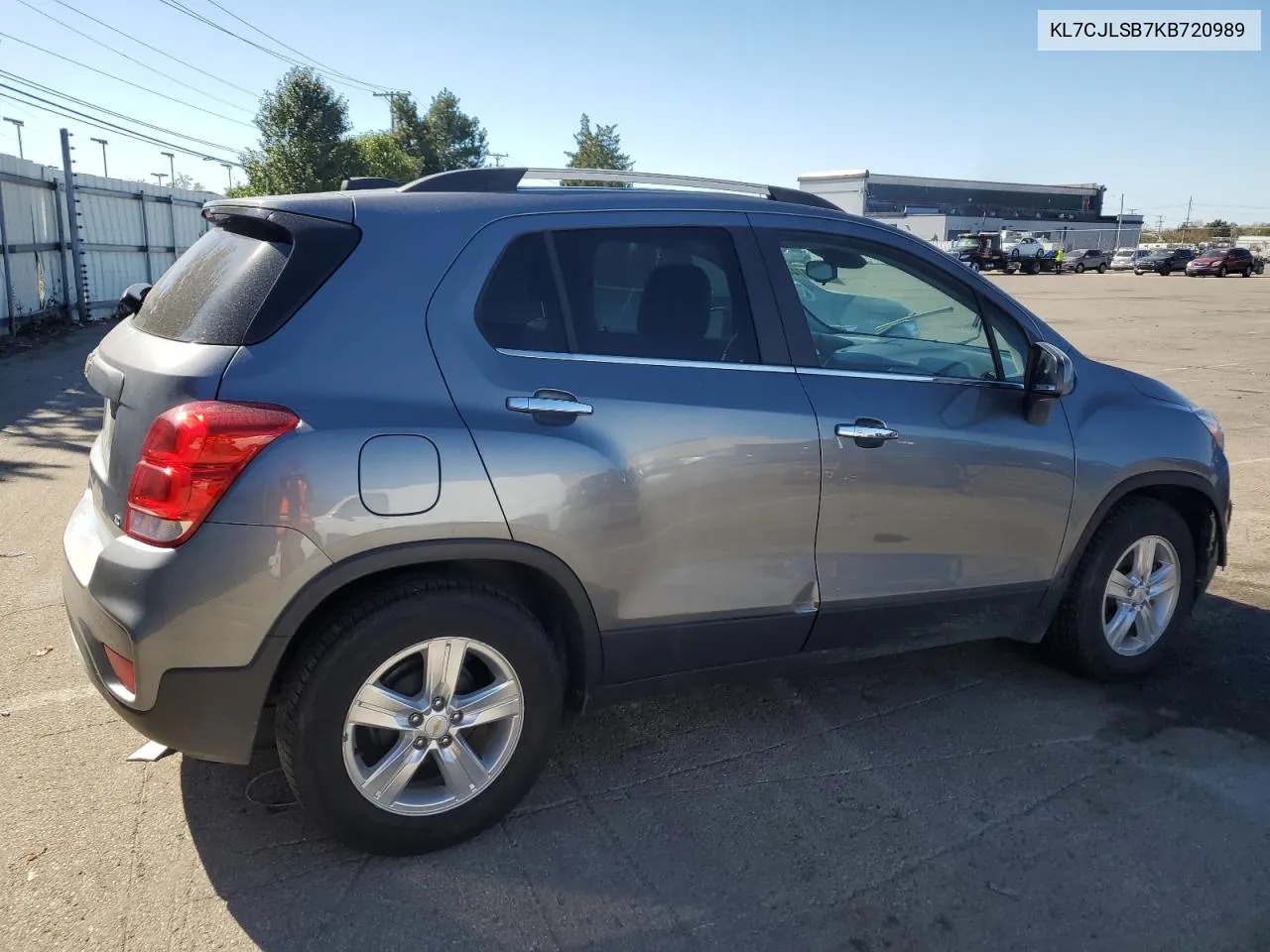 2019 Chevrolet Trax 1Lt VIN: KL7CJLSB7KB720989 Lot: 75203744