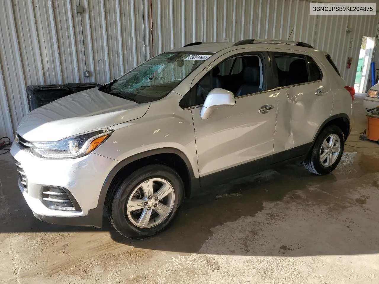 2019 Chevrolet Trax 1Lt VIN: 3GNCJPSB9KL204875 Lot: 75204404