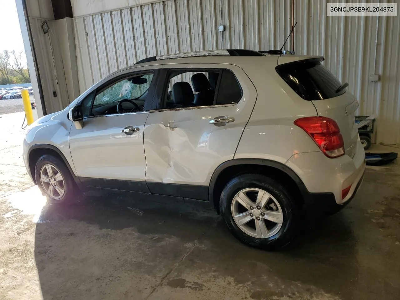 2019 Chevrolet Trax 1Lt VIN: 3GNCJPSB9KL204875 Lot: 75204404