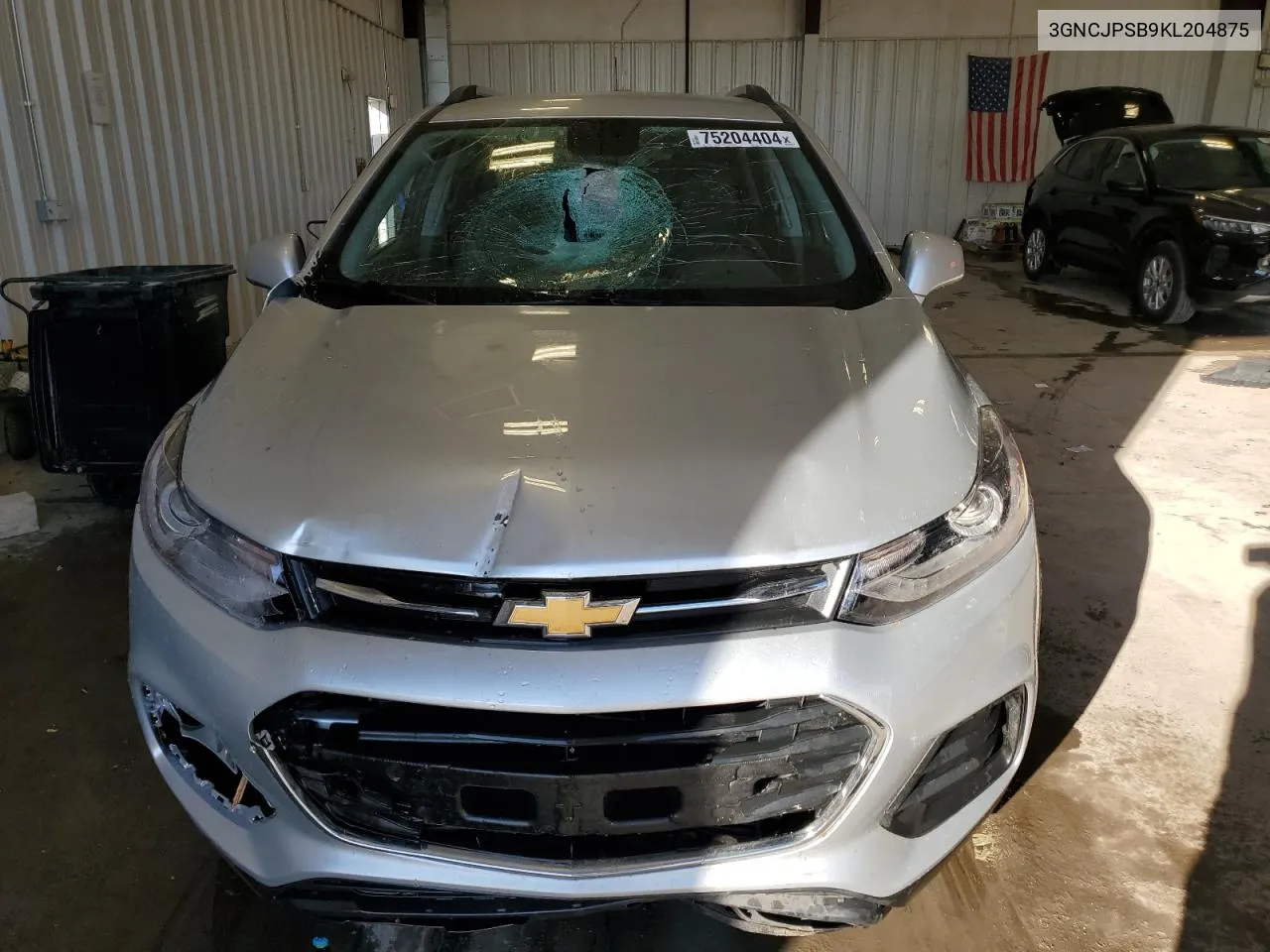 2019 Chevrolet Trax 1Lt VIN: 3GNCJPSB9KL204875 Lot: 75204404