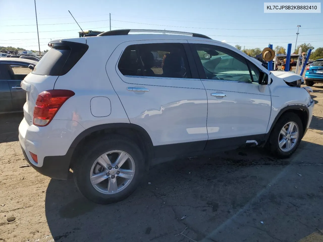 2019 Chevrolet Trax 1Lt VIN: KL7CJPSB2KB882410 Lot: 75319734