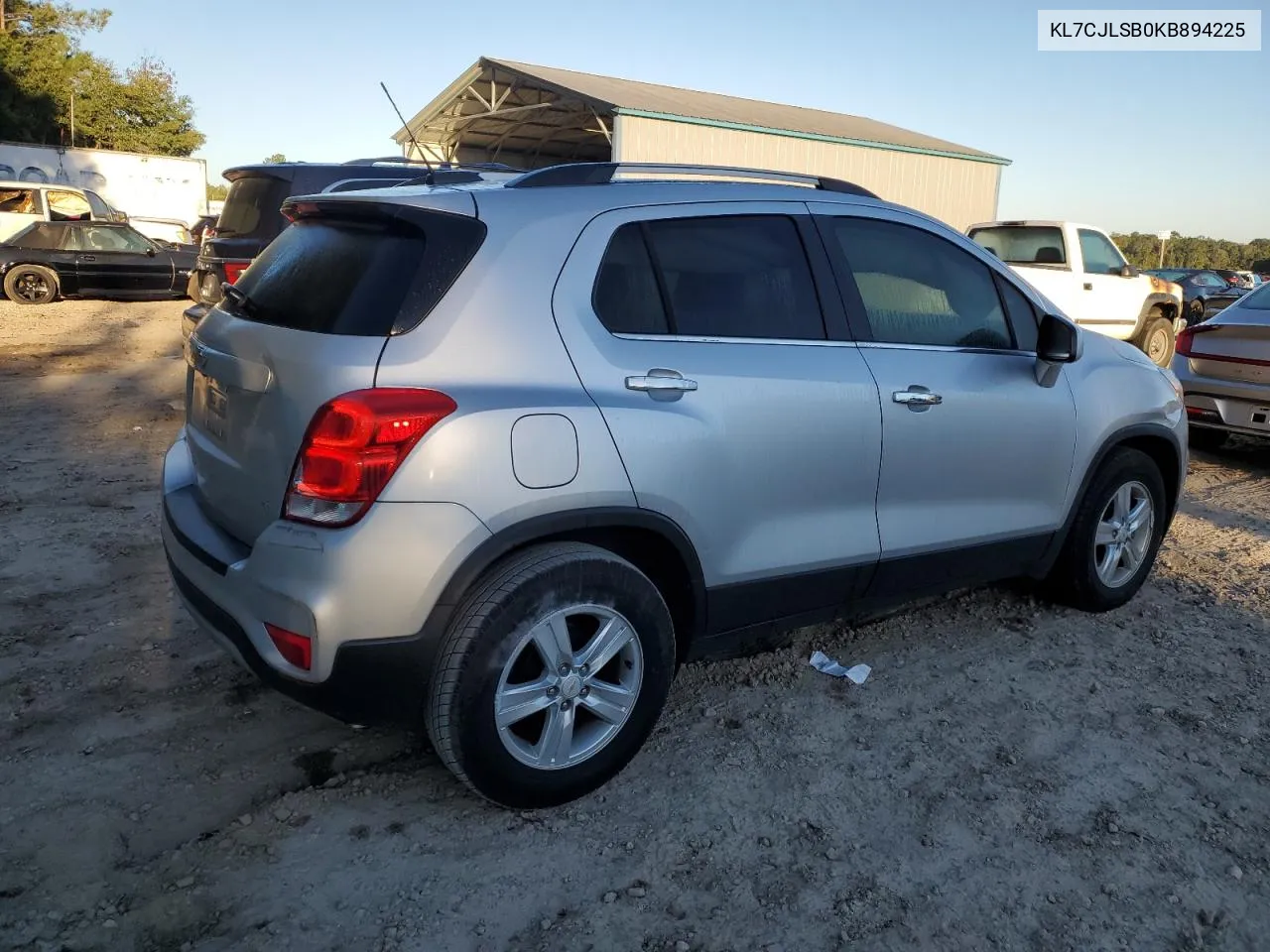 2019 Chevrolet Trax 1Lt VIN: KL7CJLSB0KB894225 Lot: 75416634